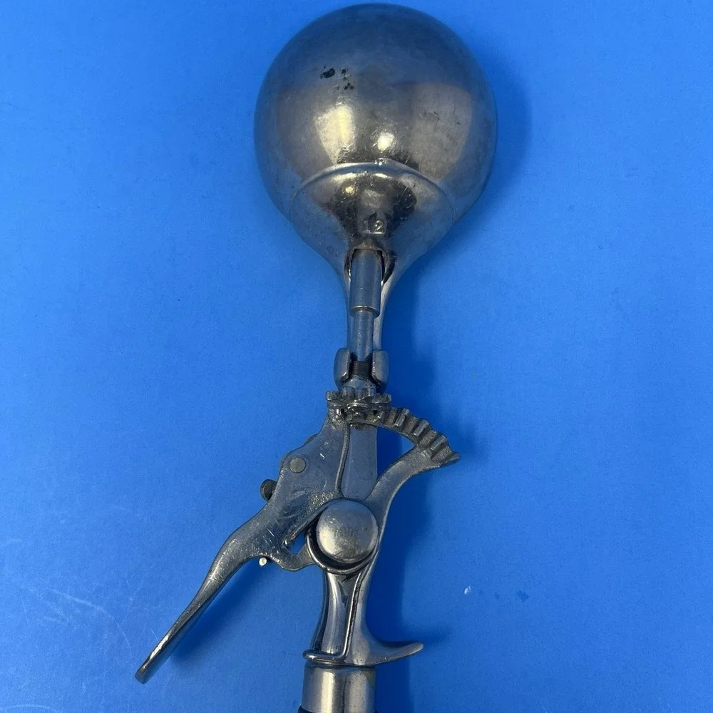 Antique‎ Ice Cream Scoop Clipper FS Co Troy NY #4 1915 Metal Disher Tool